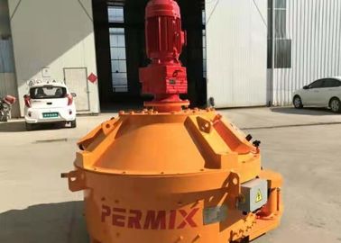 Couleur orange matérielle en acier de traitement en lots concrète résistante de système de contrôle électrique de mélangeur